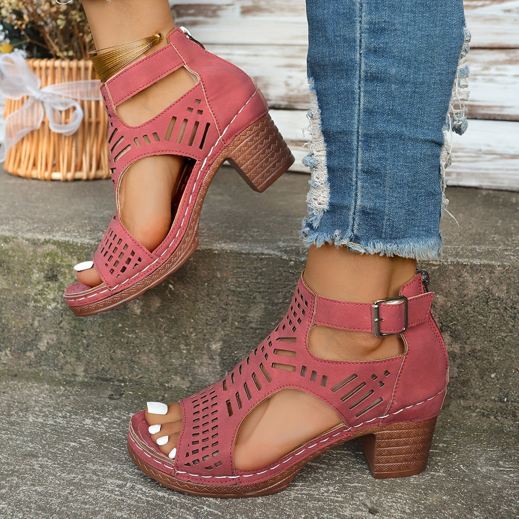 Sandales Élégantes en Cuir Souple - Modèle Elena