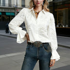 Marianne | Blusa floral blanca