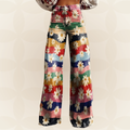 León | Vaquero floral con rayas retro