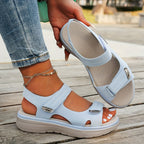Sandales Élégantes en Cuir Orthopédique pour Femme - Robyn