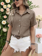 Lobke | Blusa de manga corta