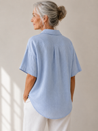 Sonja | Blusa con cuello y botones