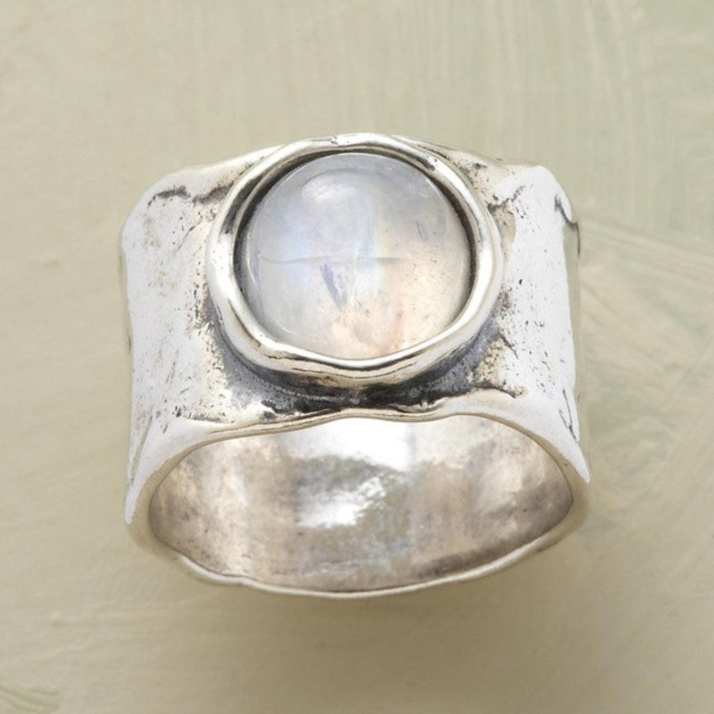 Anillo Boho de Piedra Luna
