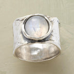Anillo Boho de Piedra Luna