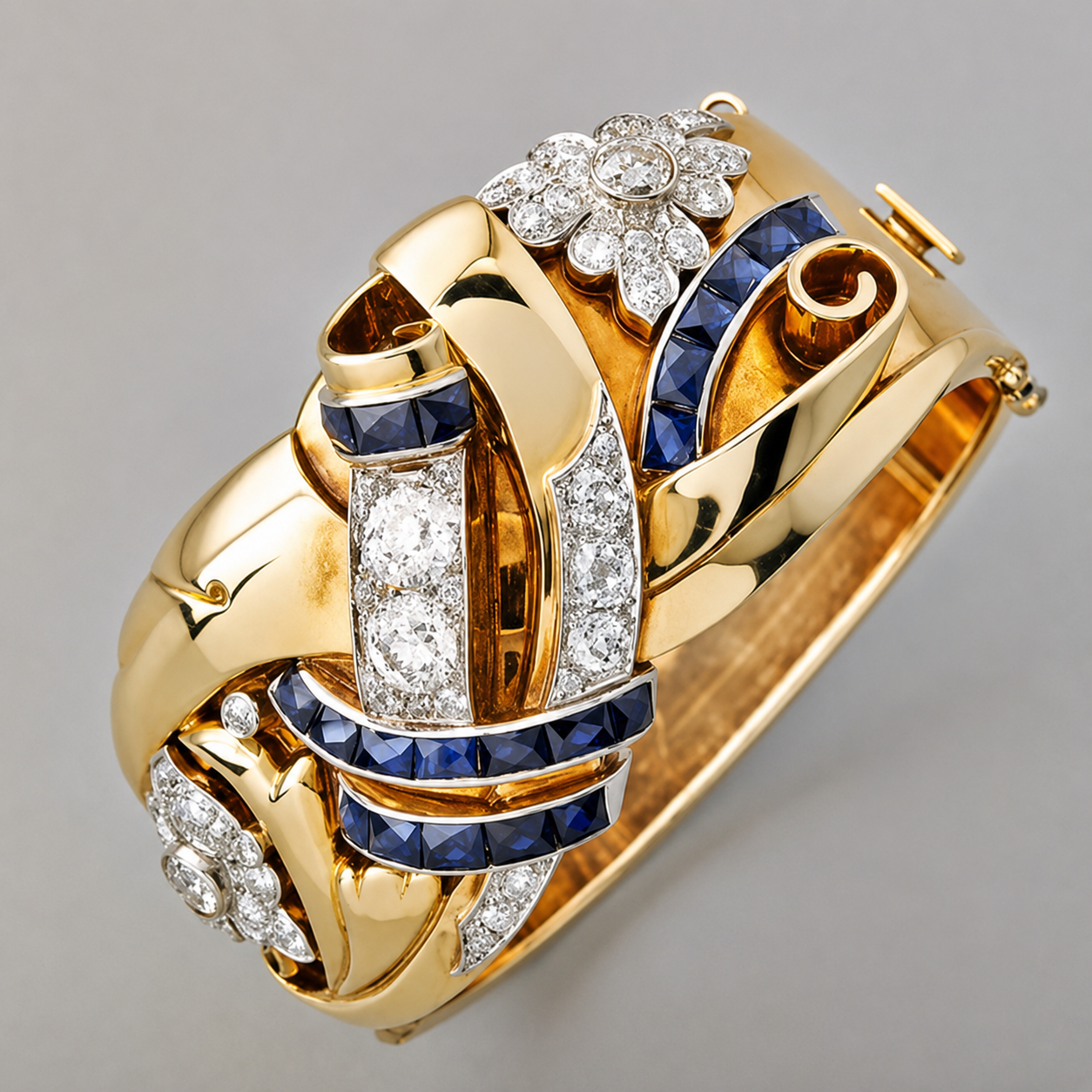 Anello in Oro Vintage con Zirconia