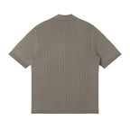 Pietra | Polo de punto acanalado pointelle