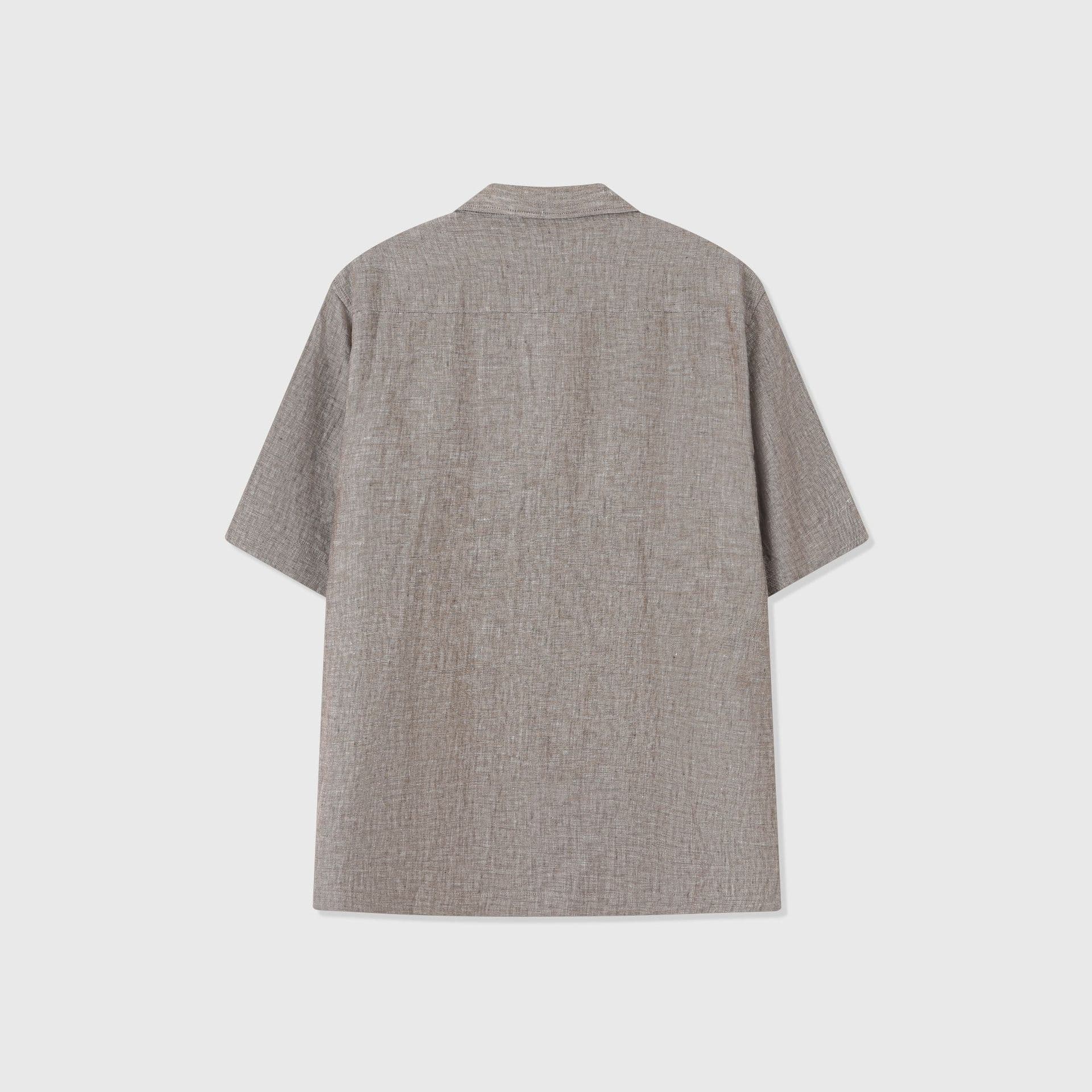 Ponza | Camisa de lino cuello camp