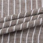 Tropea | Pantalón de lino de raya diplomática