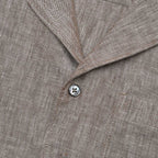 Ponza | Camisa de lino cuello camp