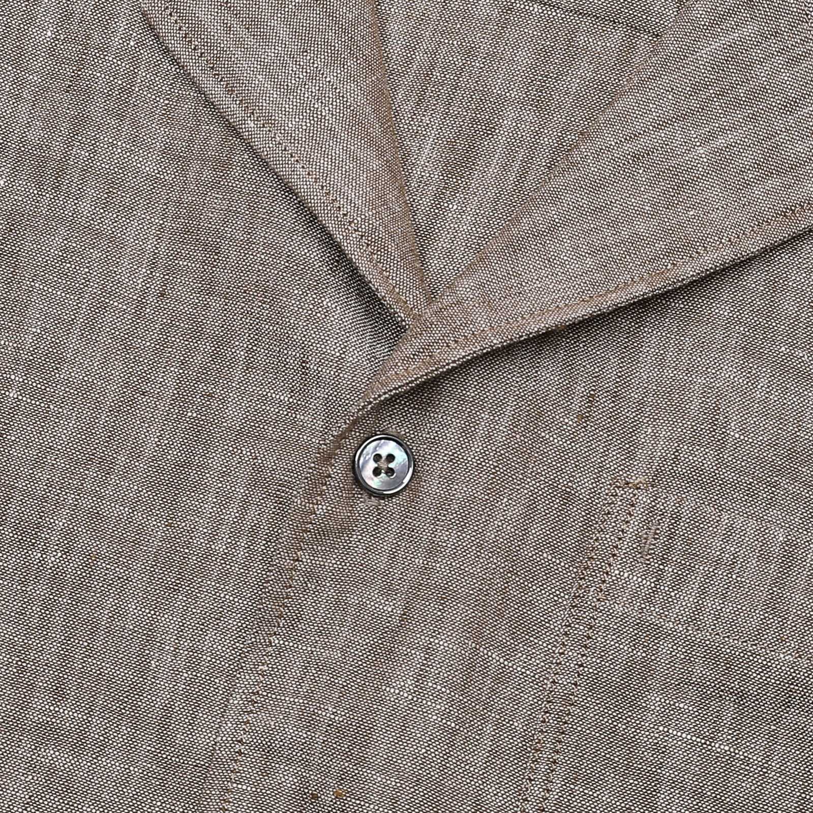 Ponza | Camisa de lino cuello camp