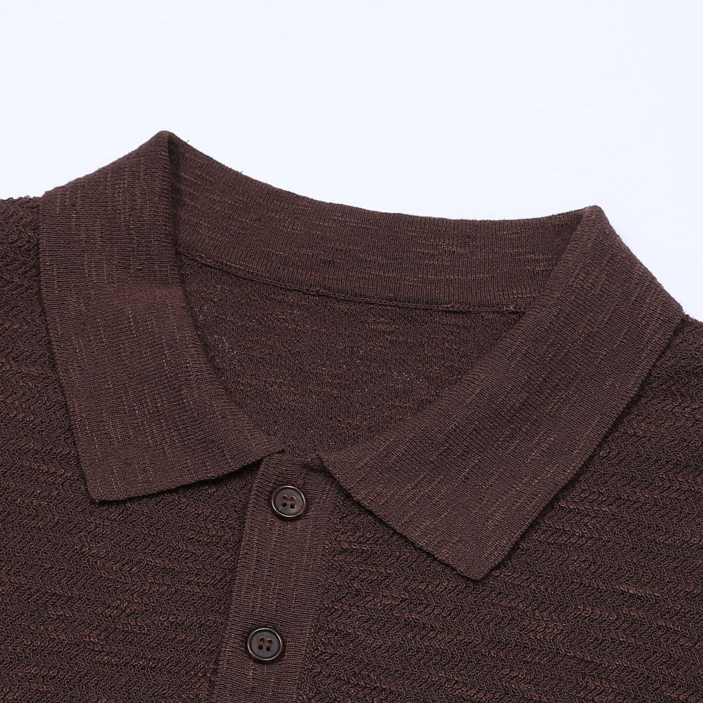 Cortona | Polo de punto chevron
