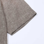 Ponza | Camisa de lino cuello camp