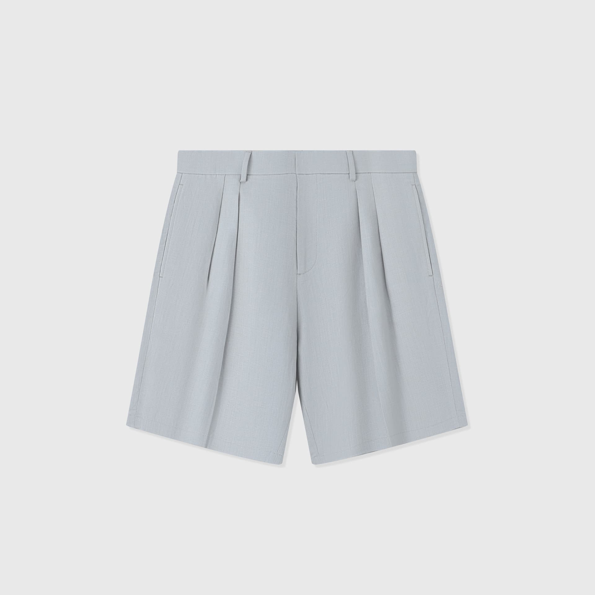 Deia | Short de lino de pierna ancha