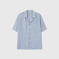 Ponza | Camisa de lino cuello camp