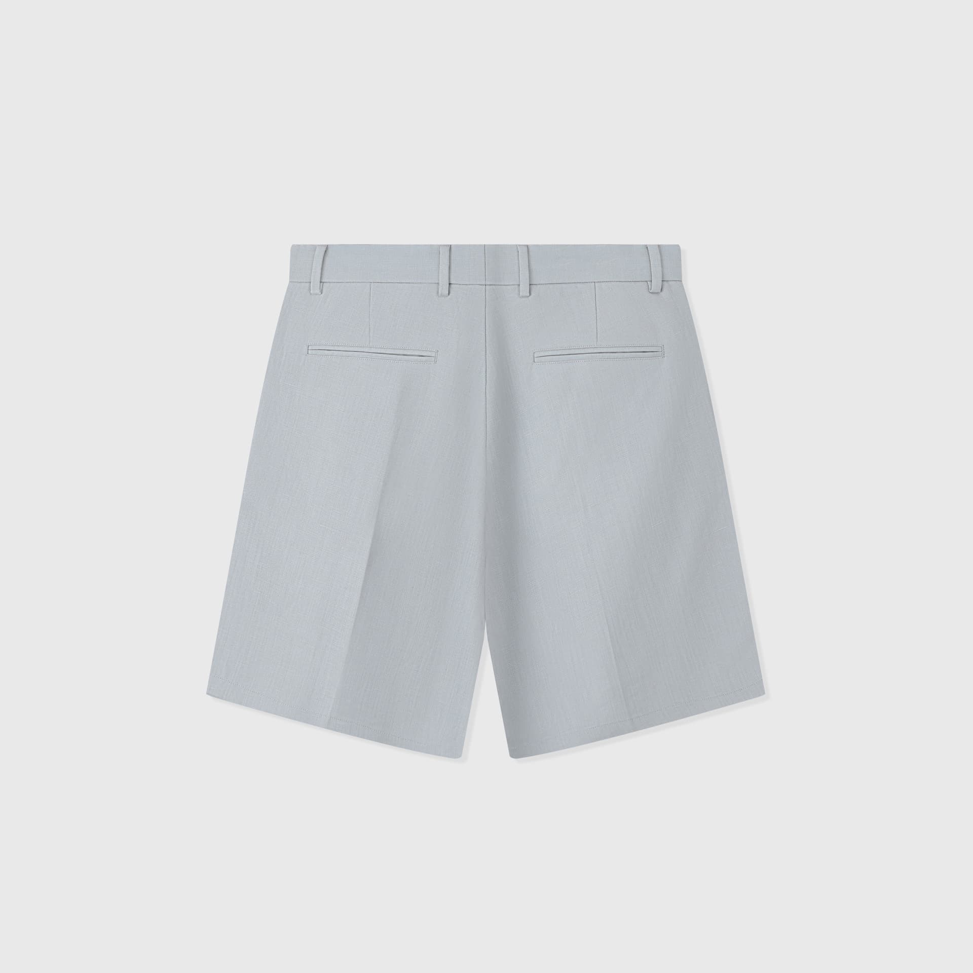 Deia | Short de lino de pierna ancha