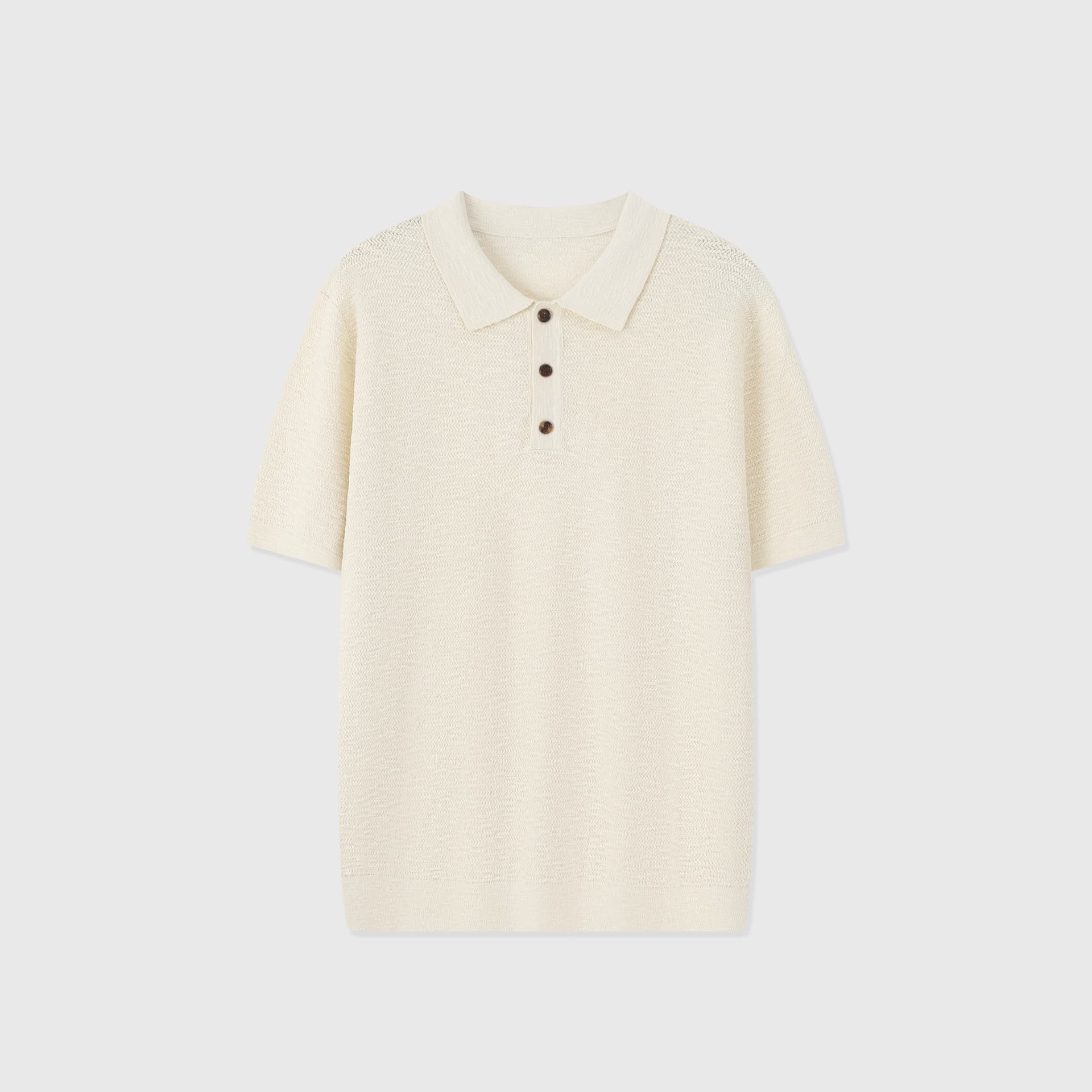 Cortona | Polo de punto chevron
