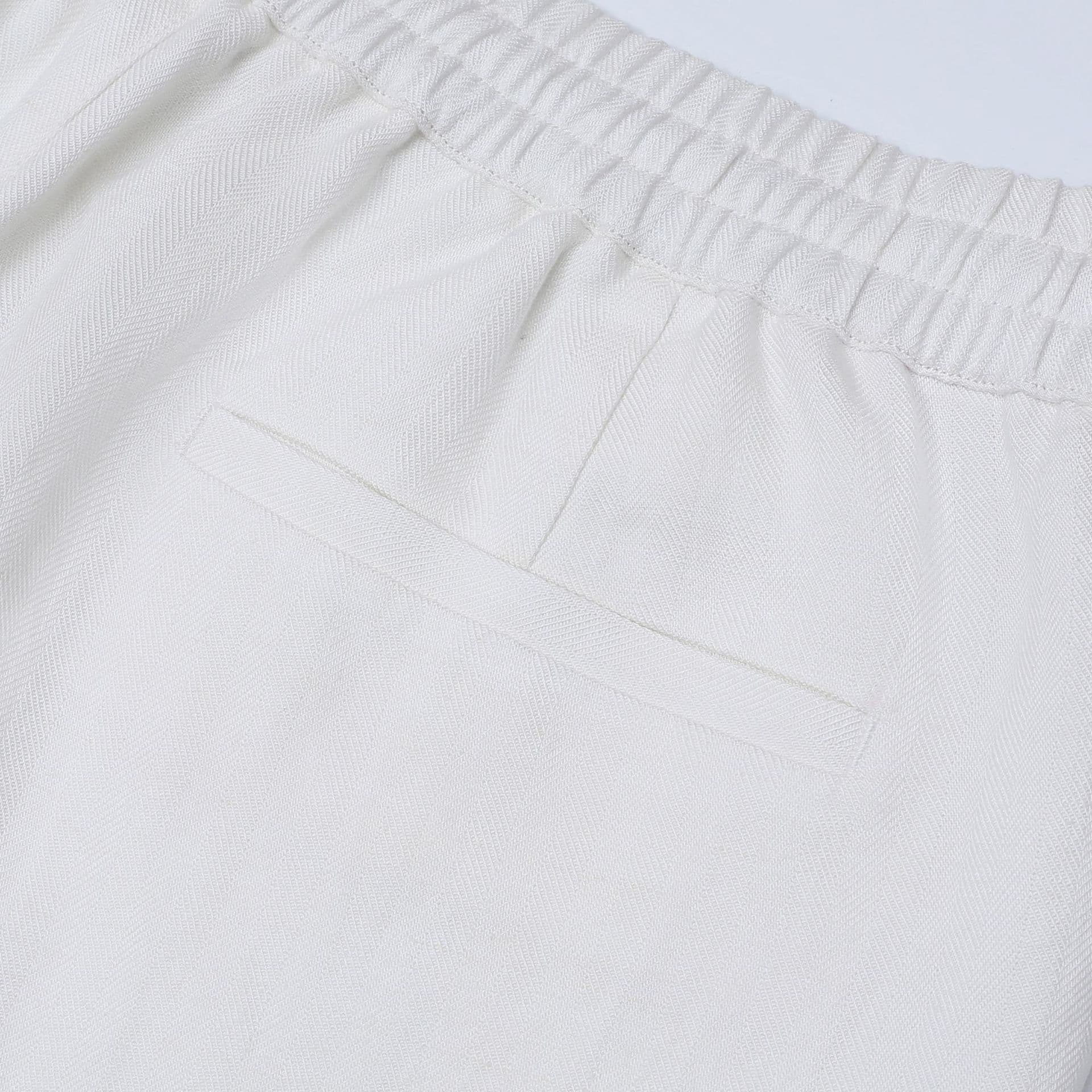 Orvieto | Pantalón de espiga en lino y lyocell