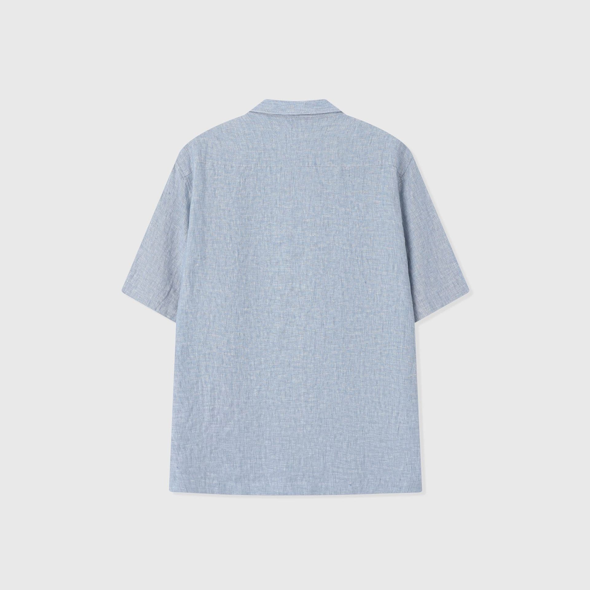 Ponza | Camisa de lino cuello camp