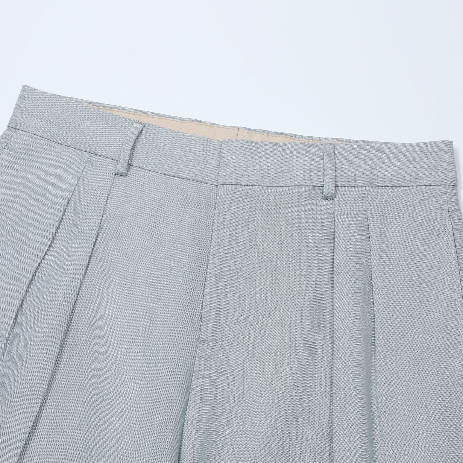 Deia | Short de lino de pierna ancha