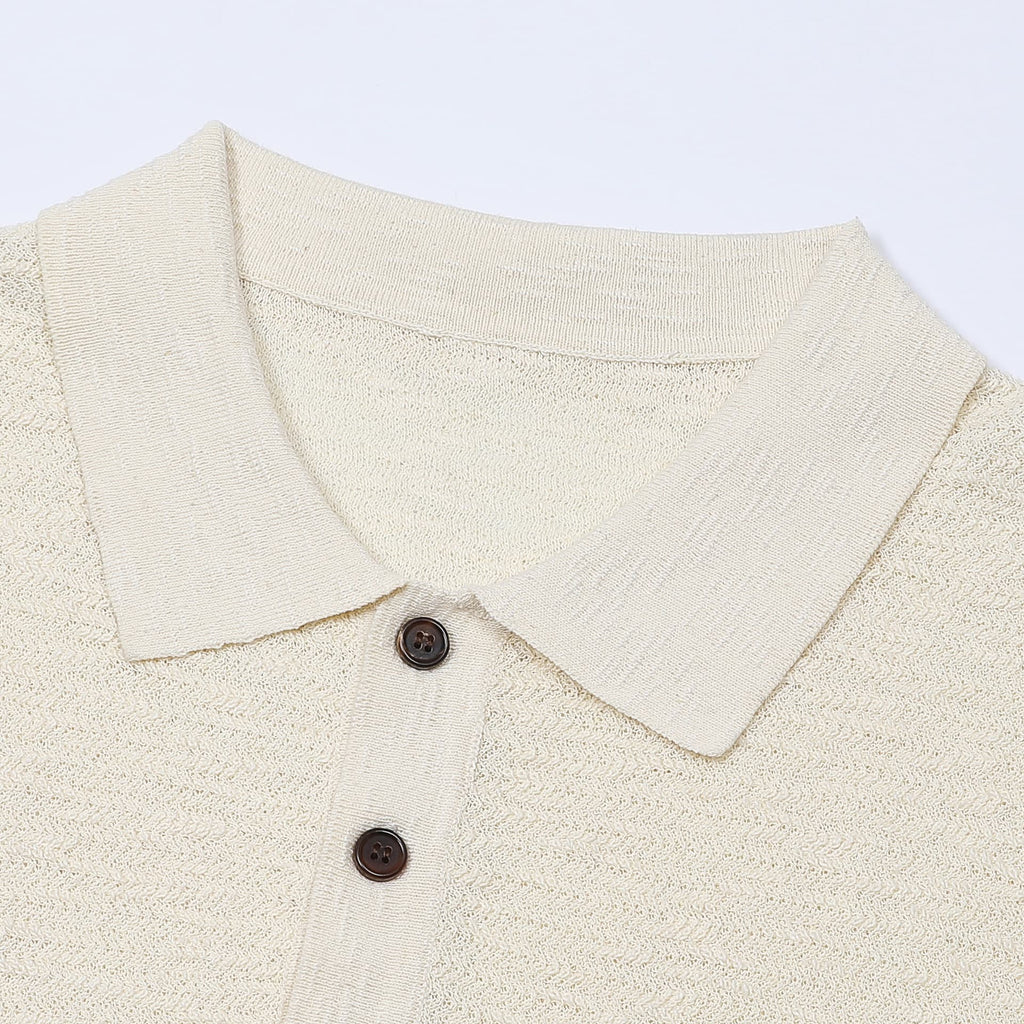 Cortona | Polo de punto chevron