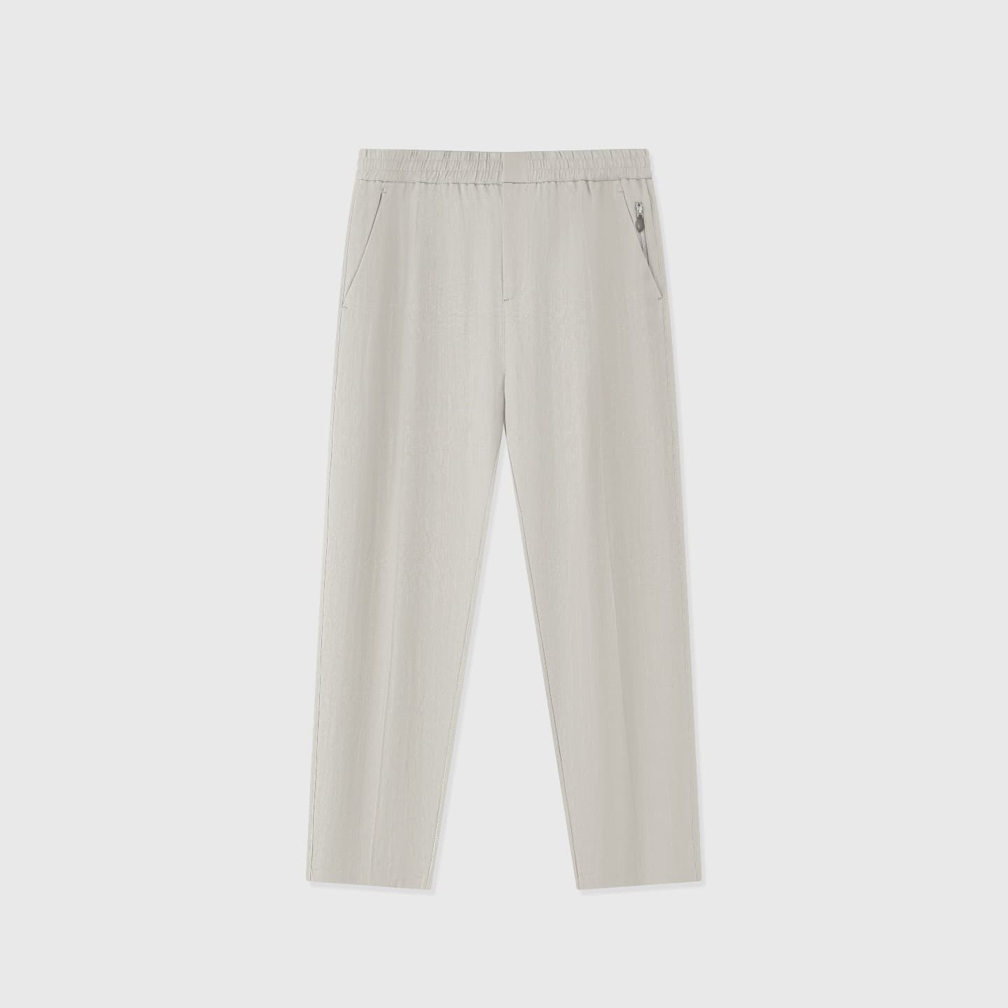 Orvieto | Pantalón de espiga en lino y lyocell