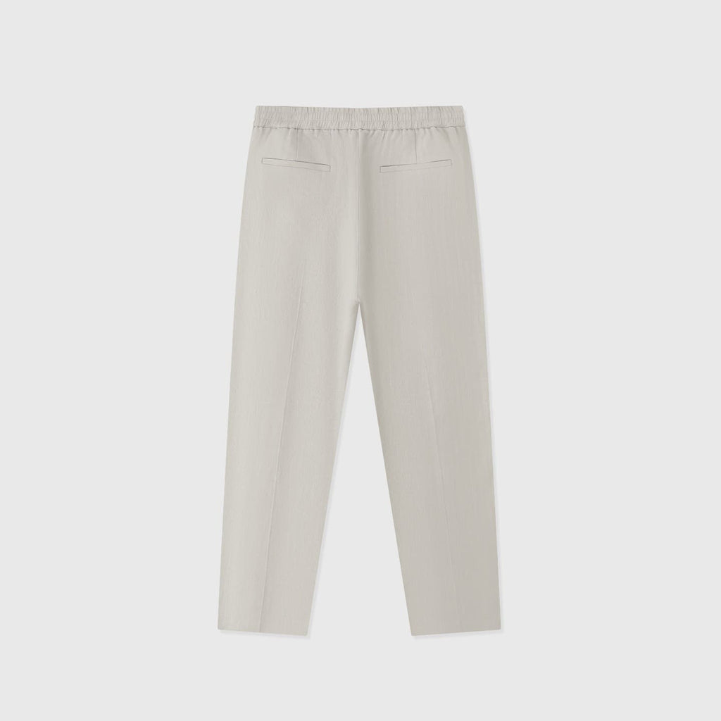 Orvieto | Pantalón de espiga en lino y lyocell