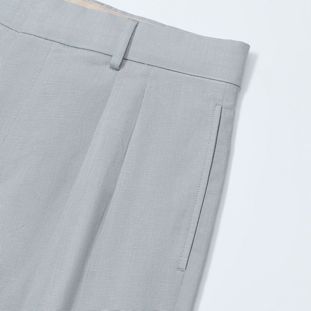 Deia | Short de lino de pierna ancha