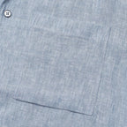 Ponza | Camisa de lino cuello camp