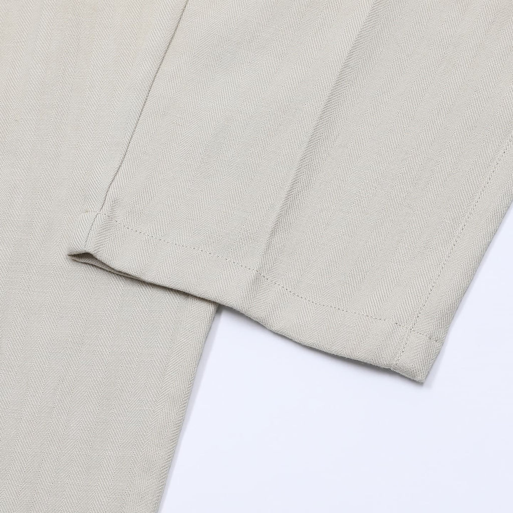 Orvieto | Pantalón de espiga en lino y lyocell