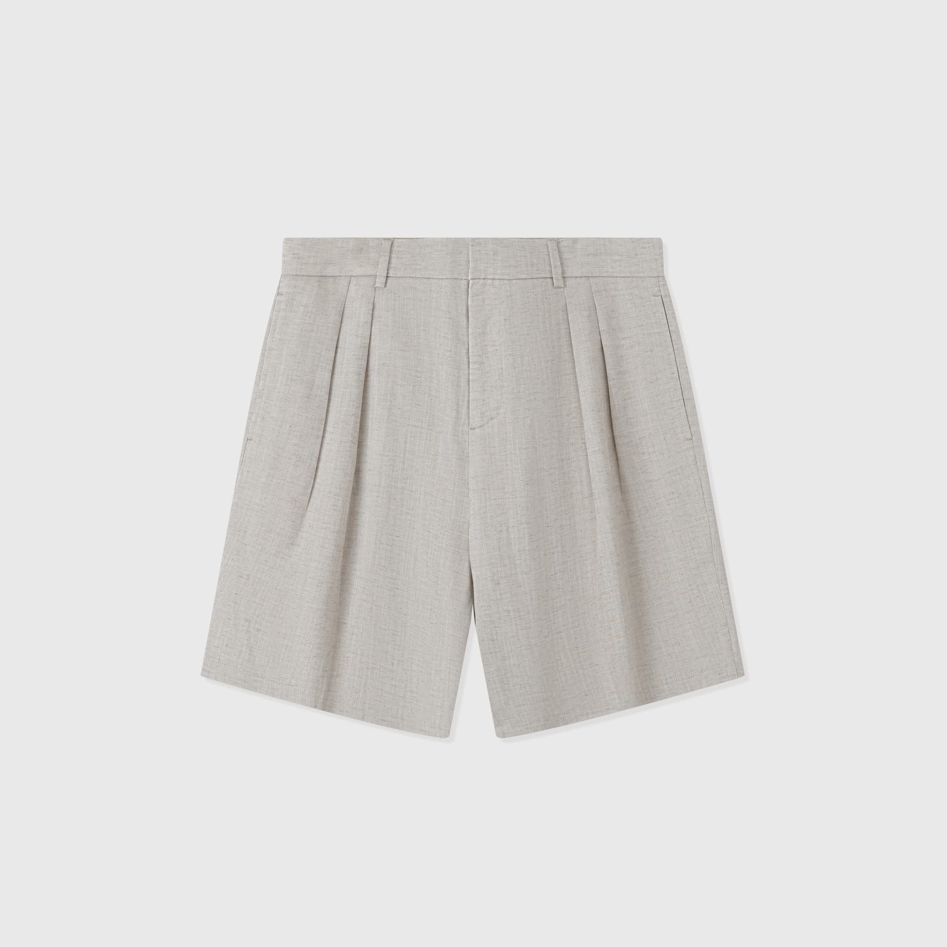 Deia | Short de lino de pierna ancha
