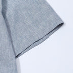 Ponza | Camisa de lino cuello camp