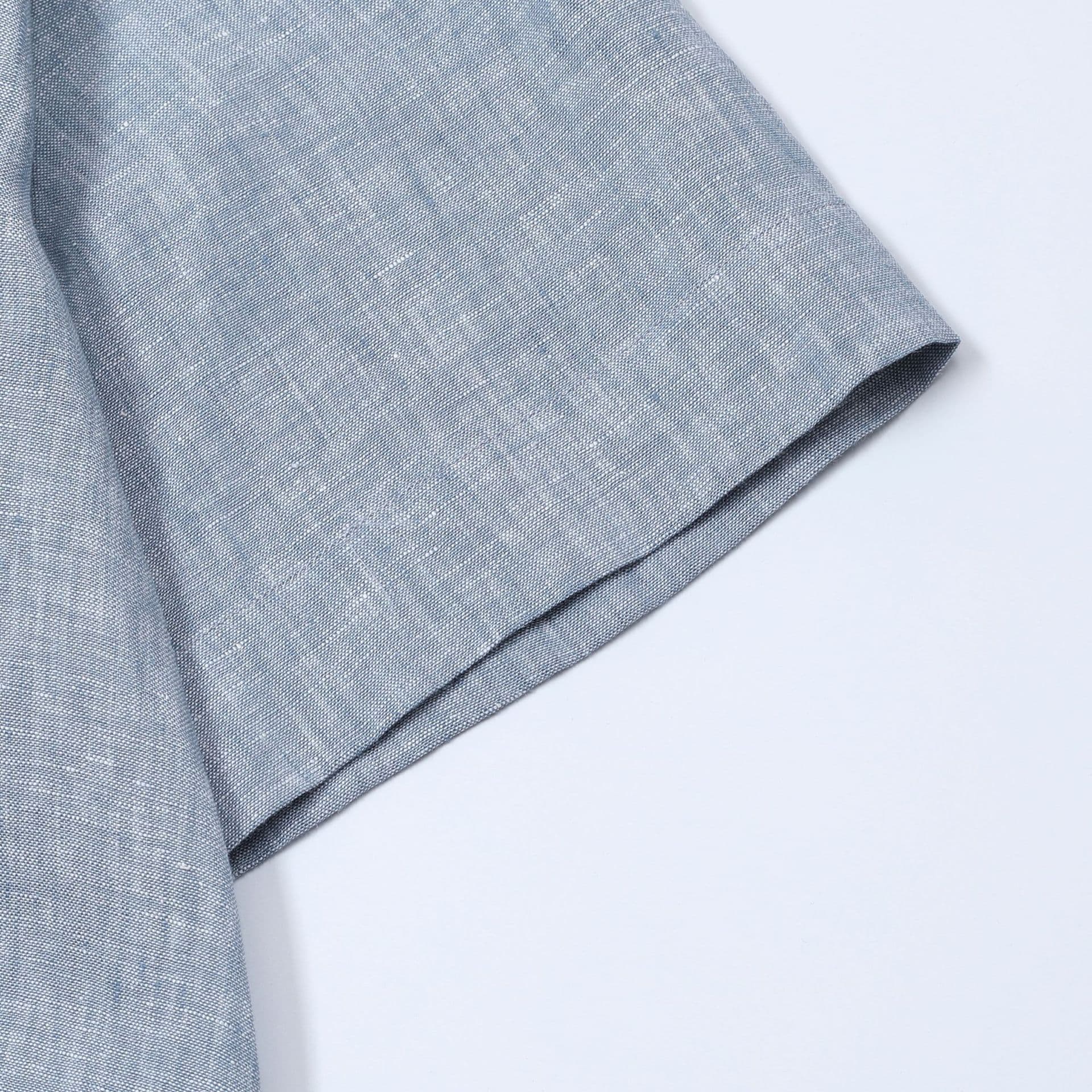Ponza | Camisa de lino cuello camp