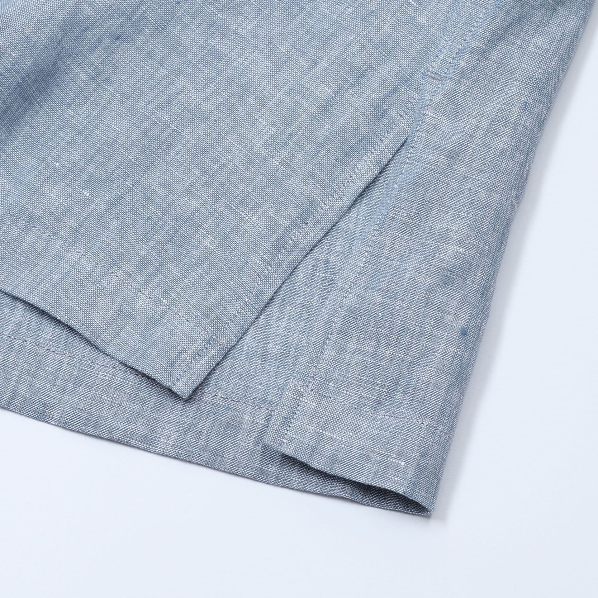 Ponza | Camisa de lino cuello camp