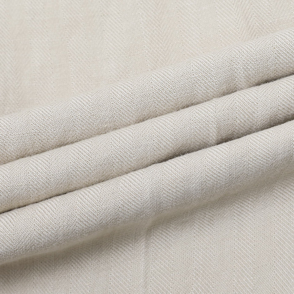 Orvieto | Pantalón de espiga en lino y lyocell
