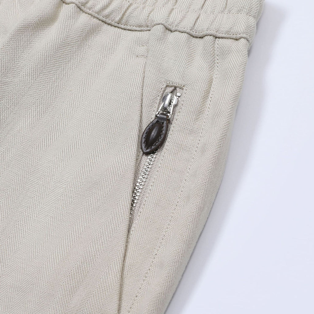 Orvieto | Pantalón de espiga en lino y lyocell