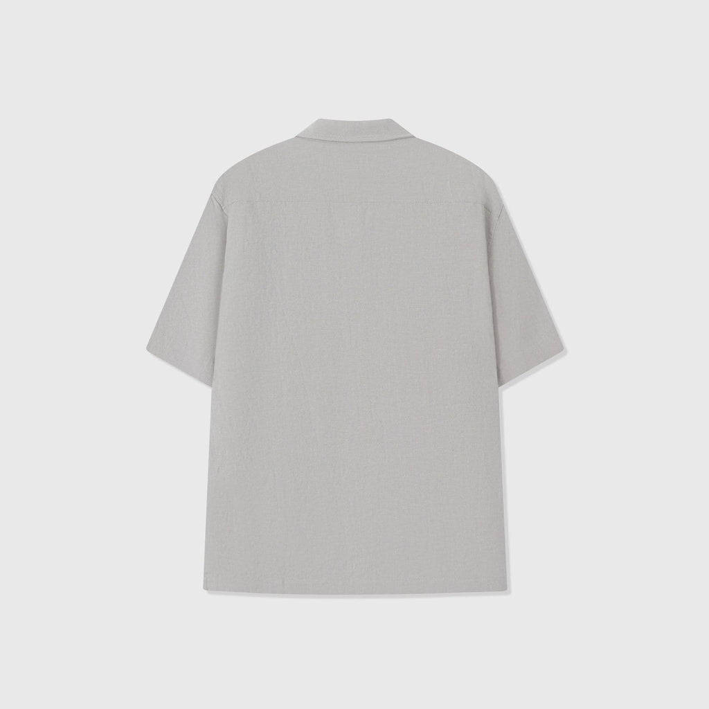 Ponza | Camisa de lino cuello camp