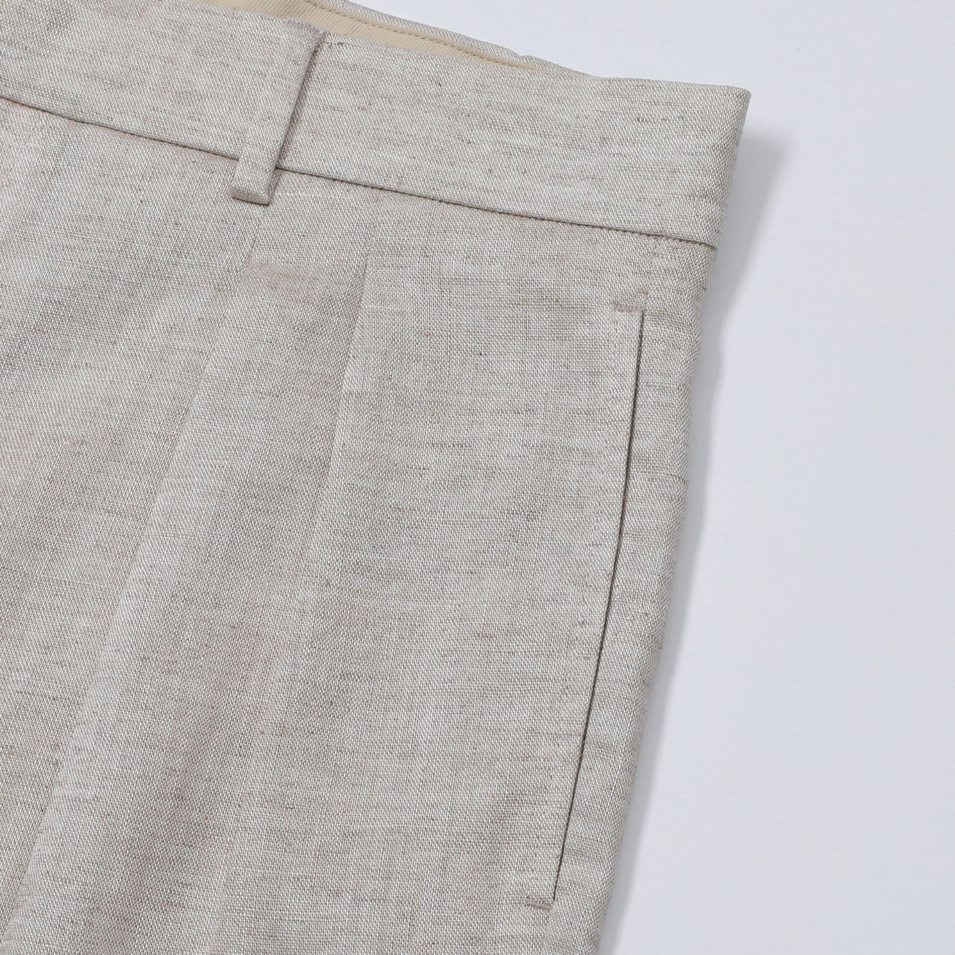 Deia | Short de lino de pierna ancha