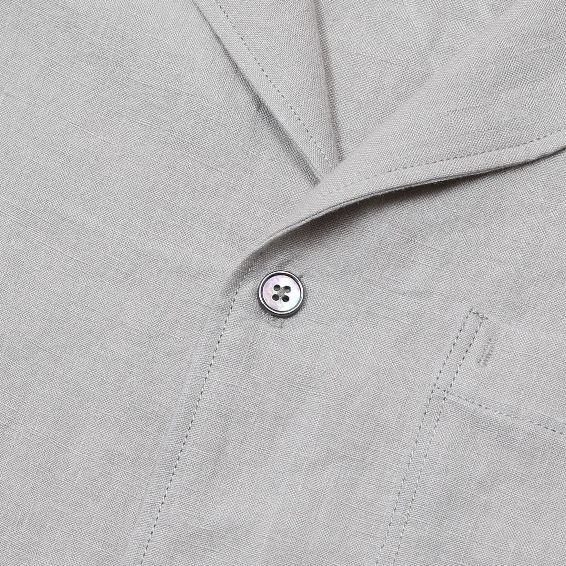 Ponza | Camisa de lino cuello camp