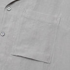 Ponza | Camisa de lino cuello camp
