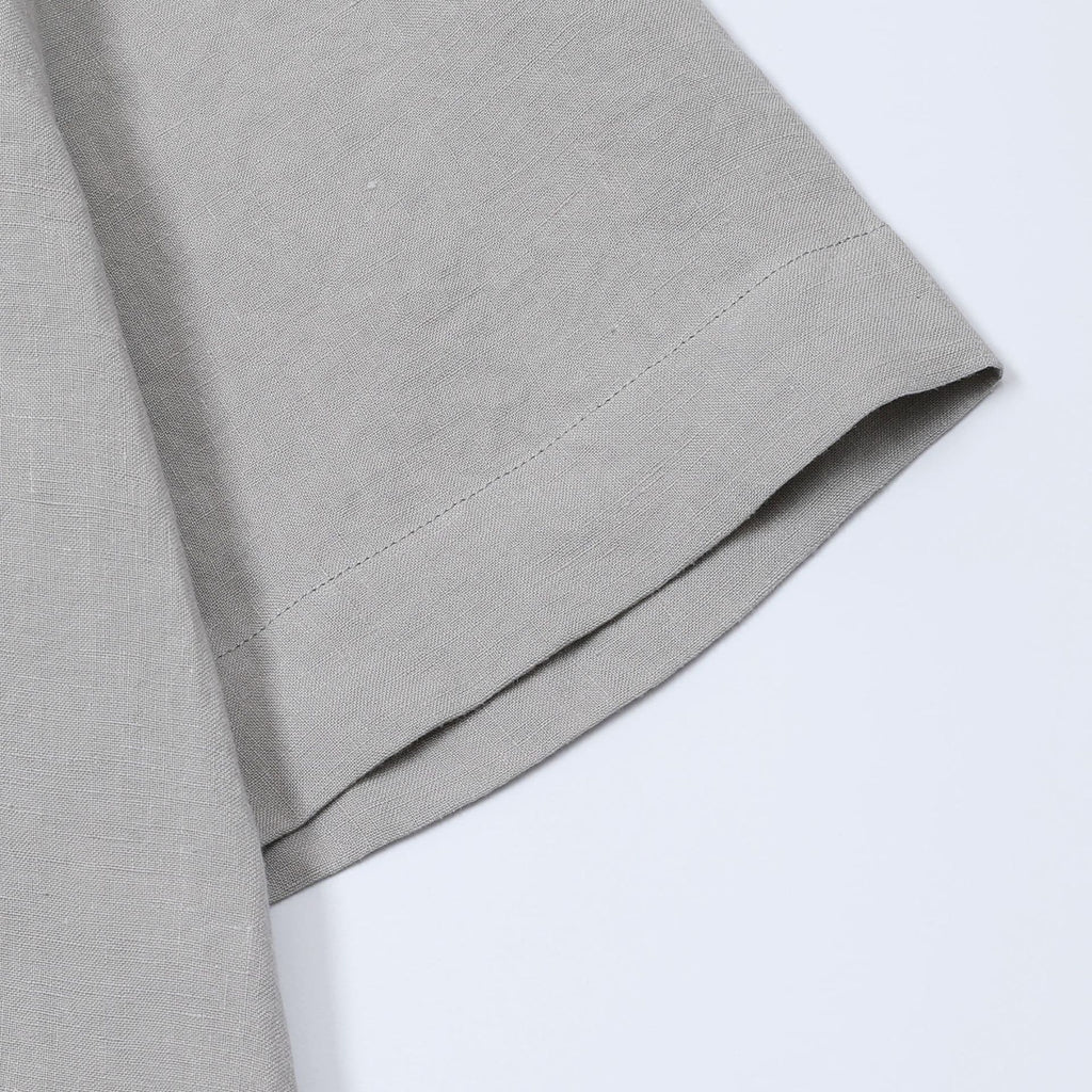 Ponza | Camisa de lino cuello camp