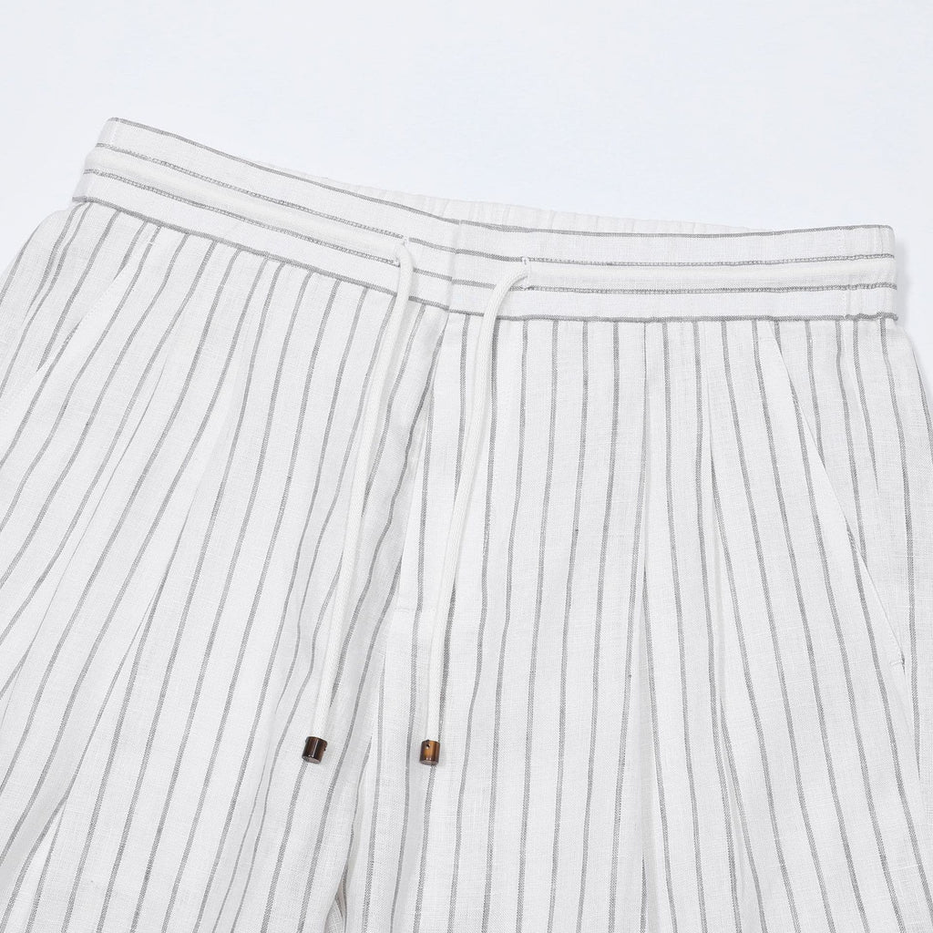 Tropea | Short de lino con cordón