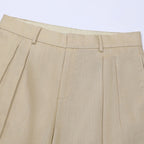 Deia | Short de lino de pierna ancha