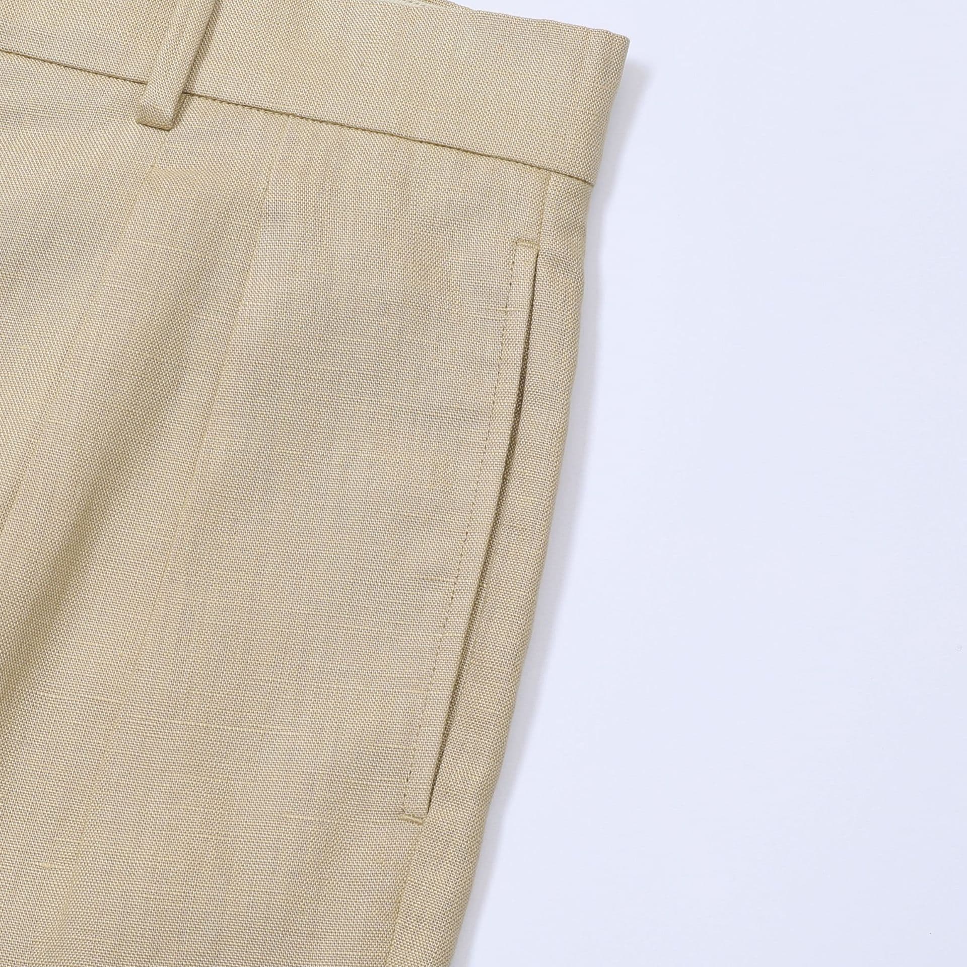 Deia | Short de lino de pierna ancha