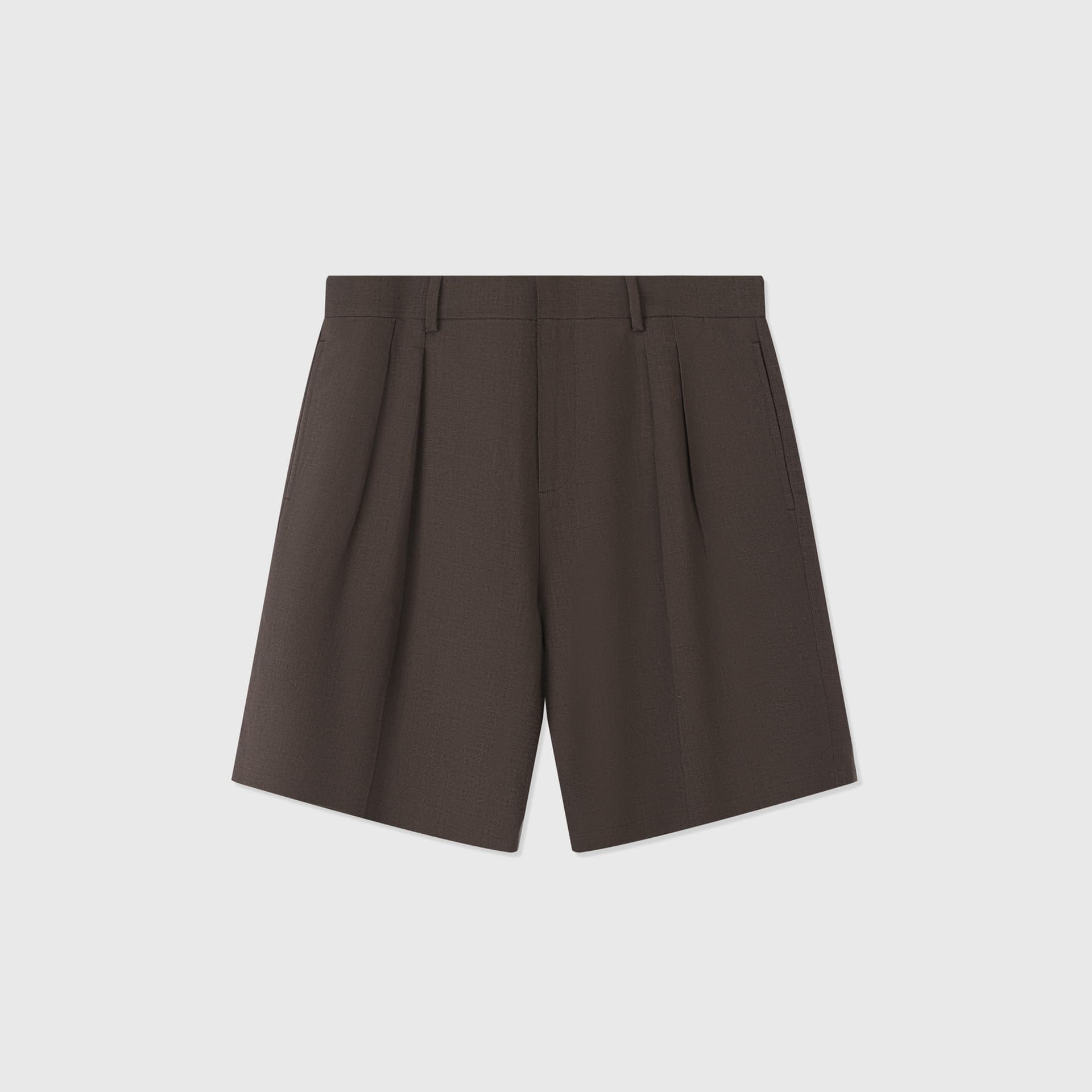 Deia | Short de lino de pierna ancha