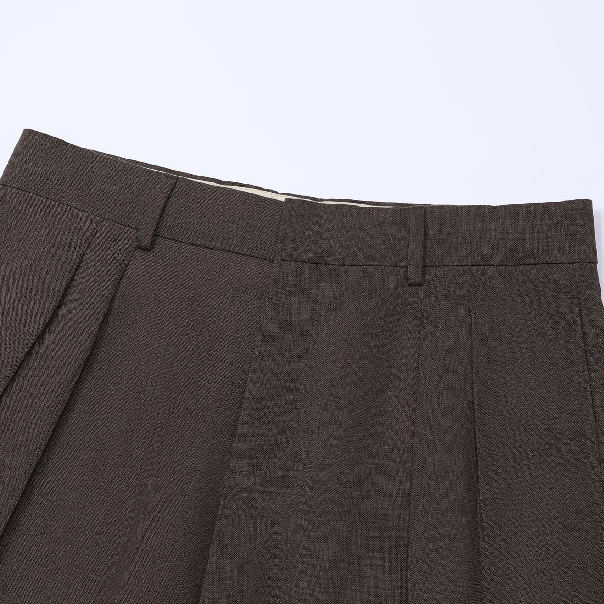 Deia | Short de lino de pierna ancha