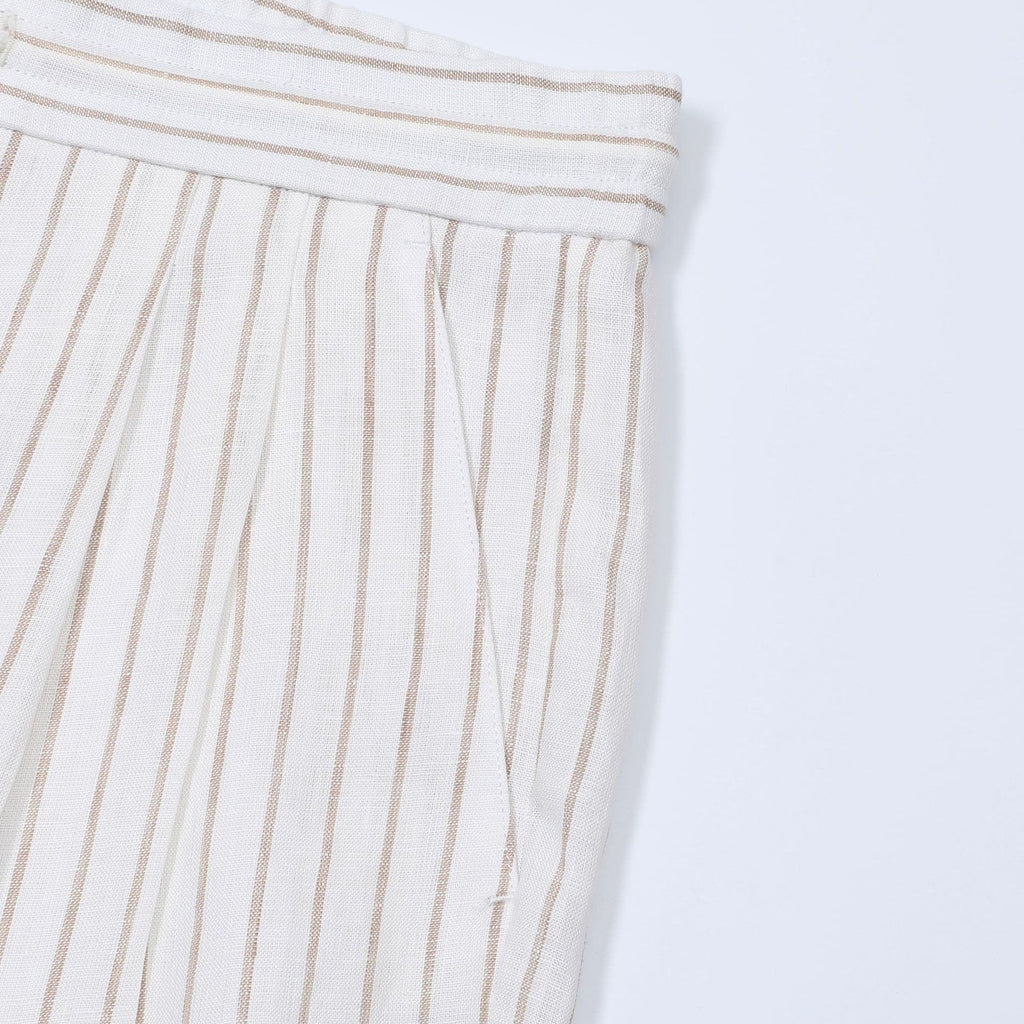 Tropea | Short de lino con cordón