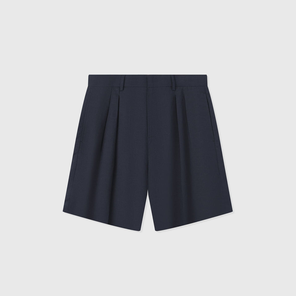 Deia | Short de lino de pierna ancha