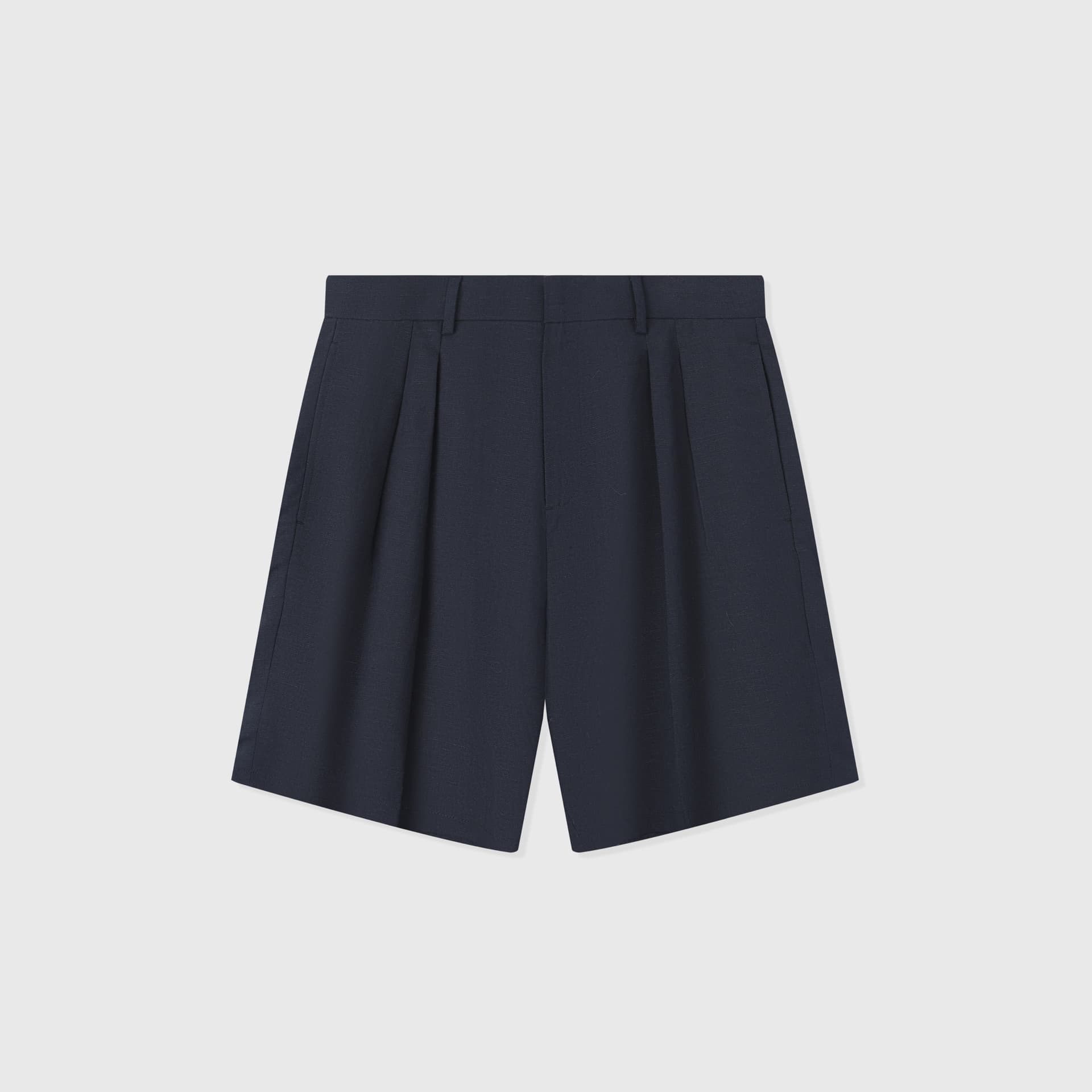 Deia | Short de lino de pierna ancha