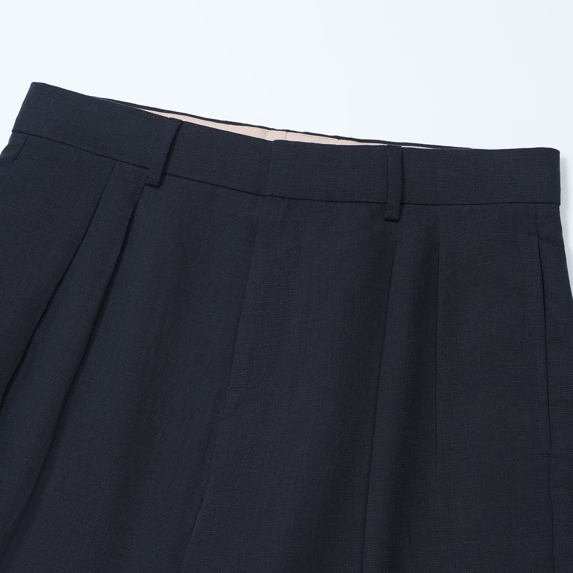 Deia | Short de lino de pierna ancha