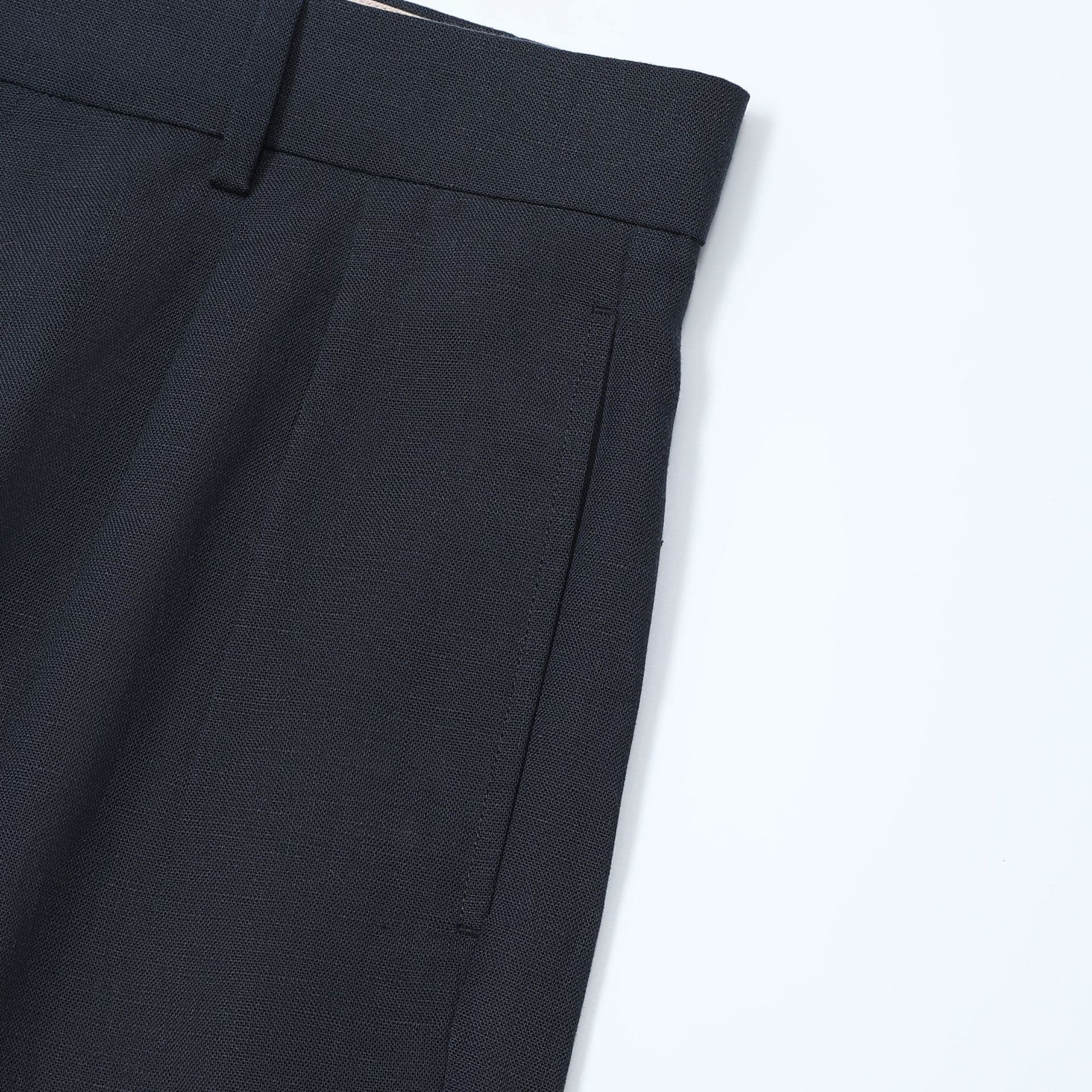 Deia | Short de lino de pierna ancha